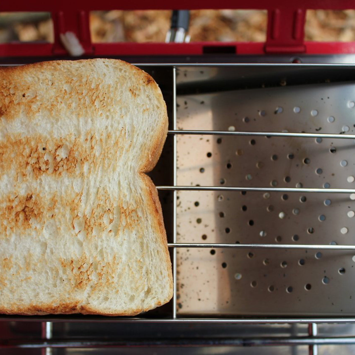 CAMP-A-TOASTER® Stainless Steel • Single item • Best 2 Slice Stove Top Toaster